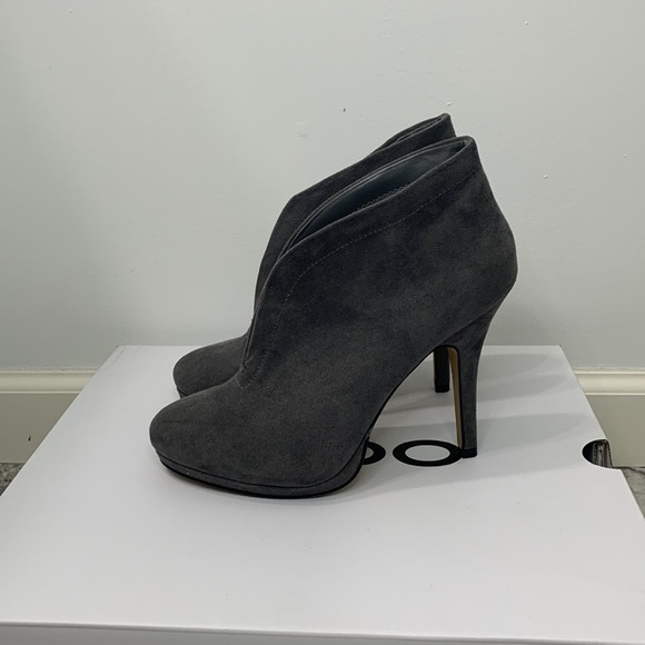 APT.9 Suede Heeled Ankle Boot - Picture 3 of 5